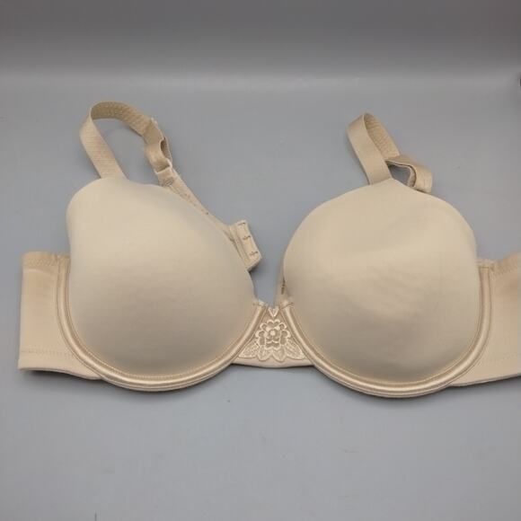 Vanity Fair Beauty Back Bra 36C Underwire Satin Padded Adjustable 76380 - Picture 1 of 5